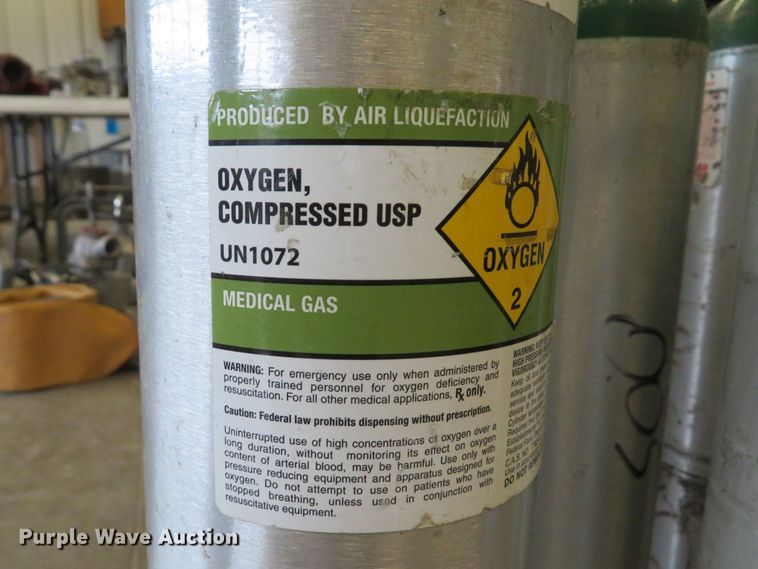 image for item FP9496 (10) Air Liquefaction oxygen bottles