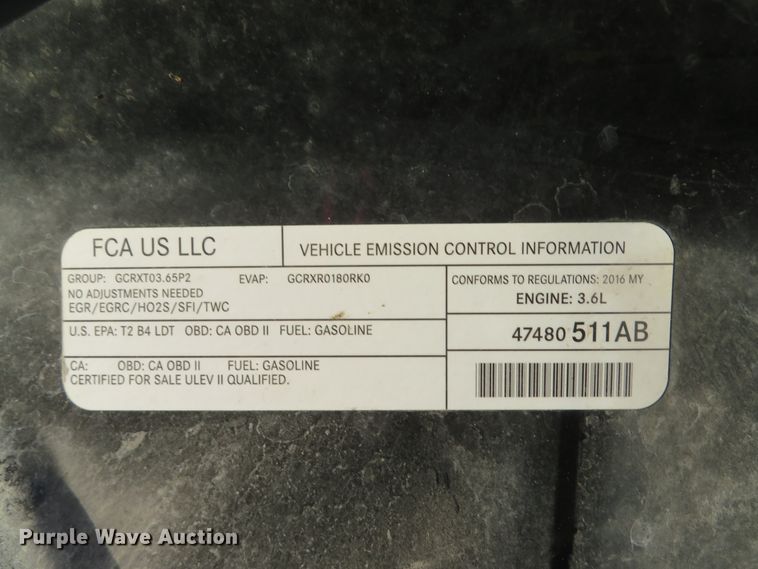 image for item FP9498 2016 Dodge Durango  SUV