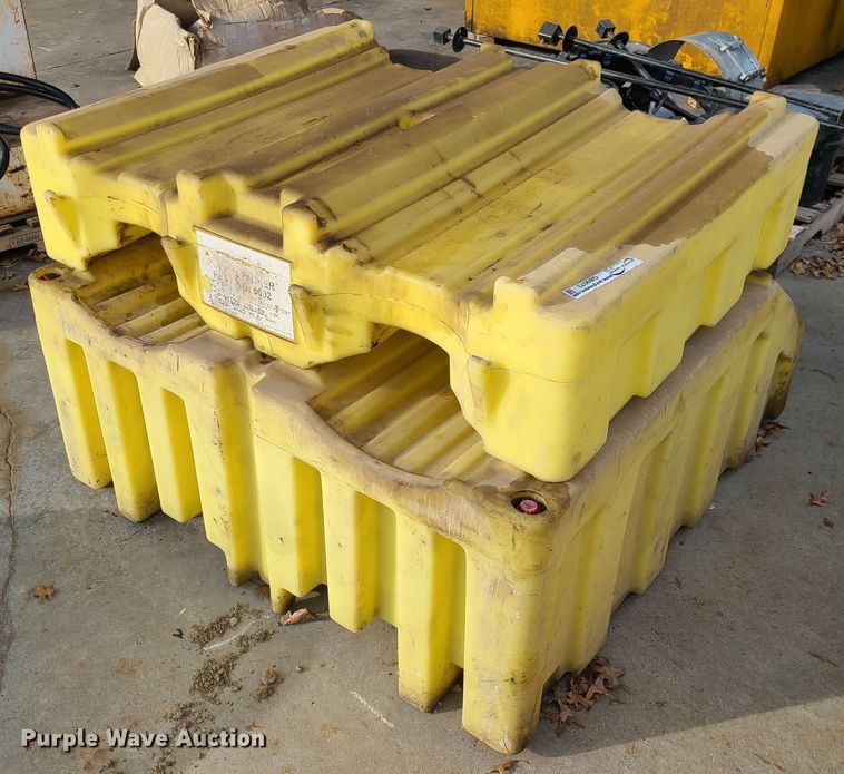 image for item GB9073 Poly-Stacker oil drum storage/containment