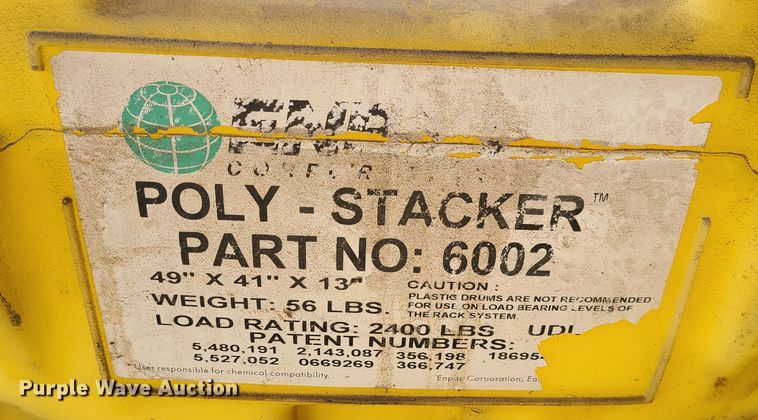 image for item GB9073 Poly-Stacker oil drum storage/containment