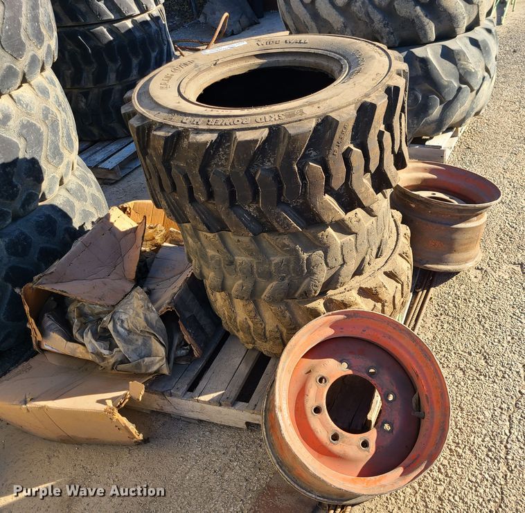 image for item GB9086 (3) tires and wheels