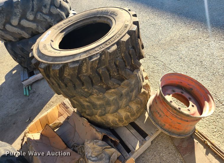 image for item GB9086 (3) tires and wheels