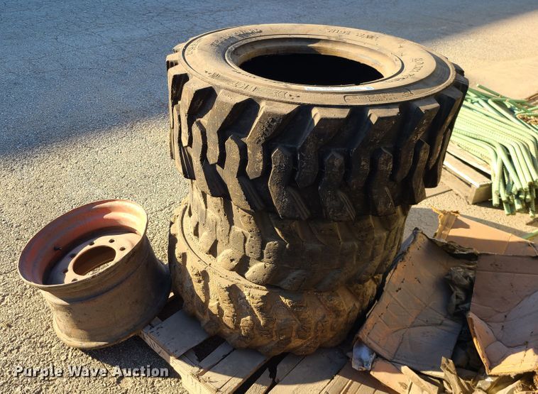 image for item GB9086 (3) tires and wheels