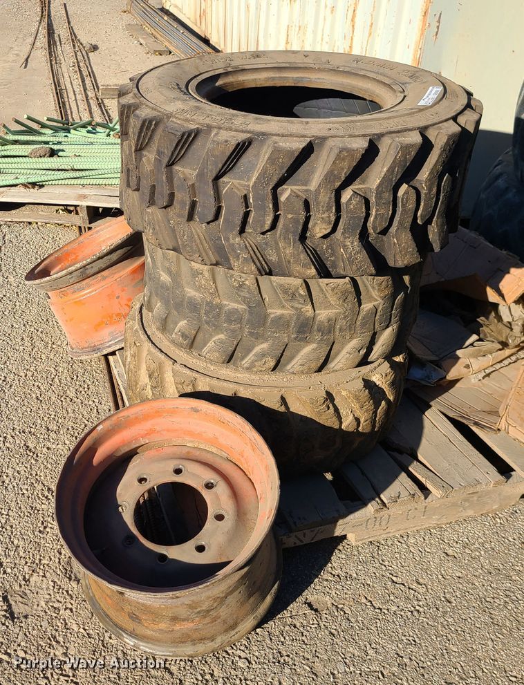 image for item GB9086 (3) tires and wheels