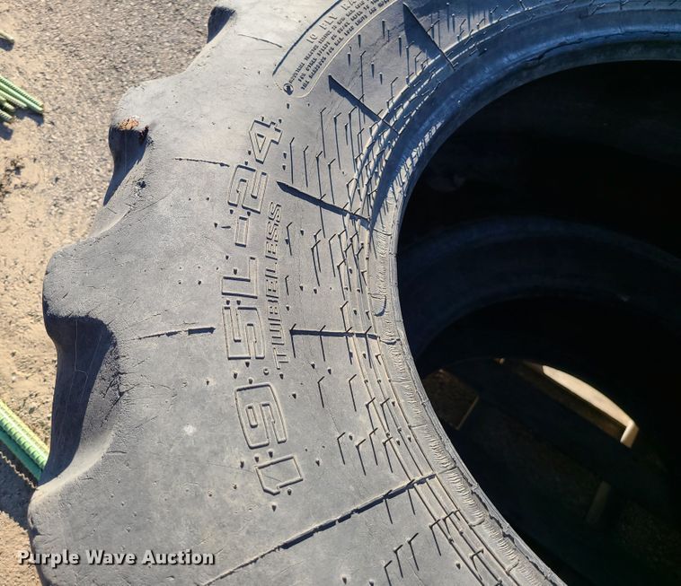 image for item GB9087 (2) Goodyear 19.5-24 tires