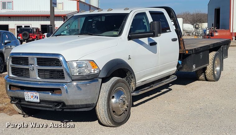 image for item GB9101 2012 Dodge Ram 5500HD  flatbed truck