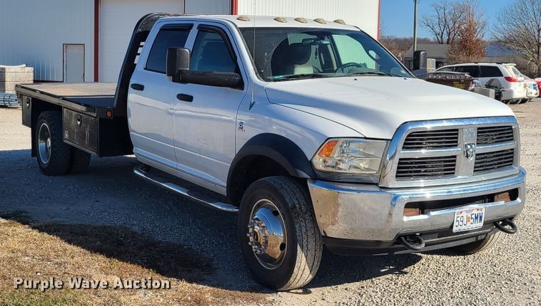 image for item GB9101 2012 Dodge Ram 5500HD  flatbed truck