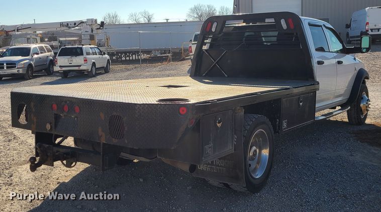 image for item GB9101 2012 Dodge Ram 5500HD  flatbed truck
