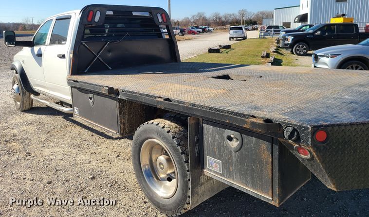 image for item GB9101 2012 Dodge Ram 5500HD  flatbed truck