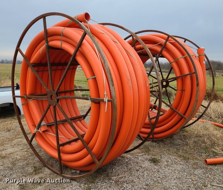 image for item GB9111 (2) spools of 4" conduit