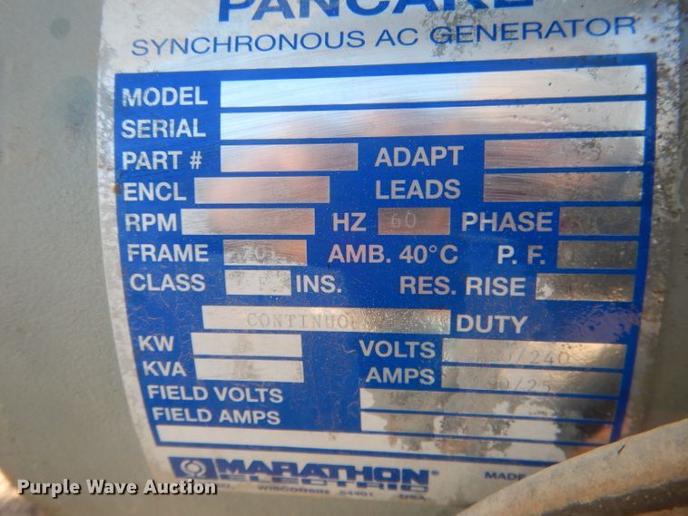 image for item HU9356 Generator