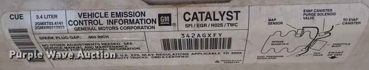 image for item IC9508 2002 Chevrolet Venture  van