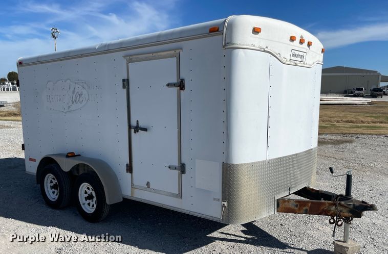 image for item ID9578 2001 Haulmark K714RT-WT  enclosed cargo trailer