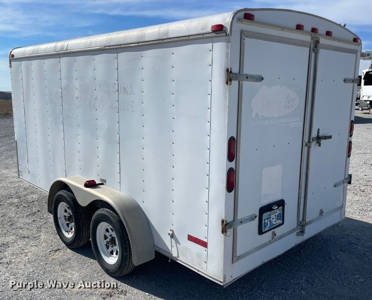 image for item ID9578 2001 Haulmark K714RT-WT  enclosed cargo trailer