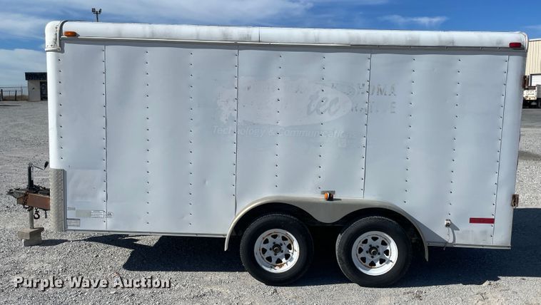 image for item ID9578 2001 Haulmark K714RT-WT  enclosed cargo trailer