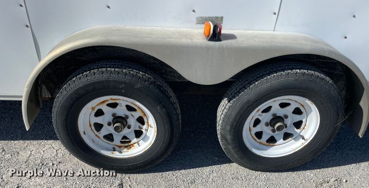 image for item ID9578 2001 Haulmark K714RT-WT  enclosed cargo trailer