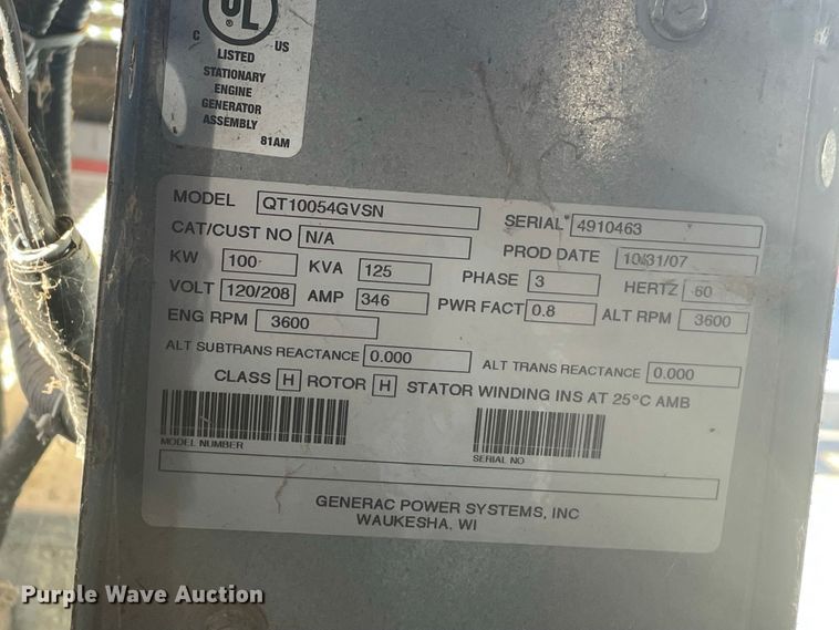 image for item IF9264 Generac  generator