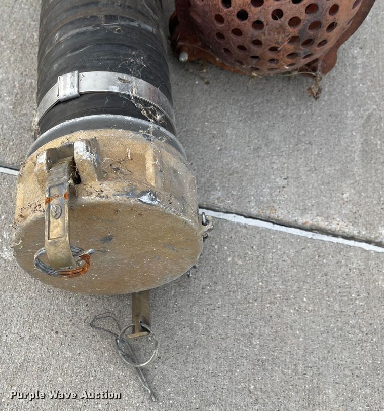 image for item IJ9511 (2) 4" diameter hard suction hoses