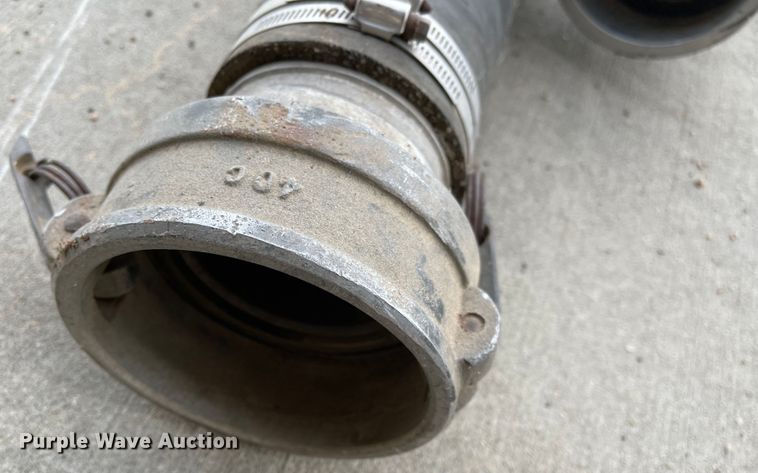 image for item IJ9511 (2) 4" diameter hard suction hoses