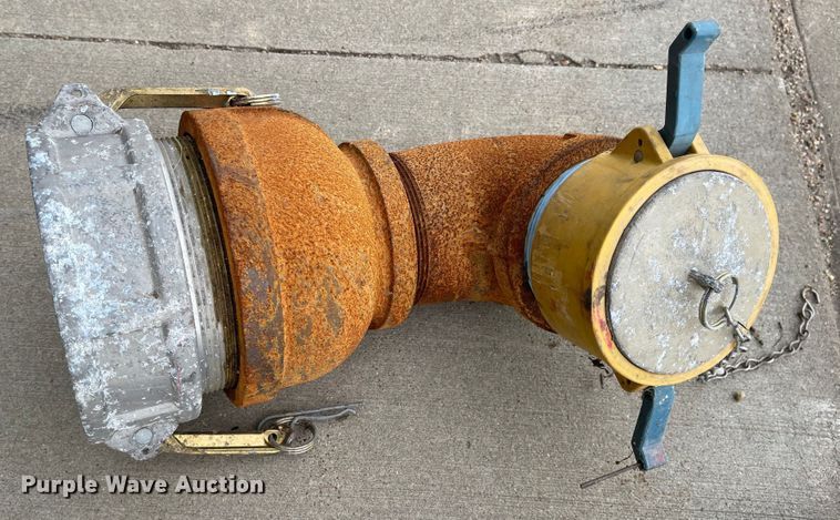 image for item IJ9511 (2) 4" diameter hard suction hoses