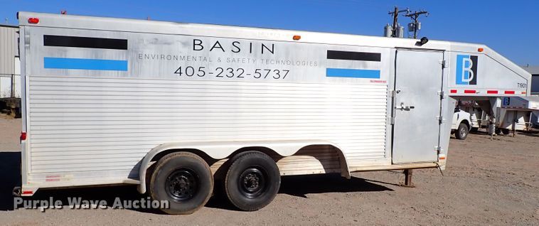 image for item IS9246 1995 Cherokee Industries  enclosed cargo trailer