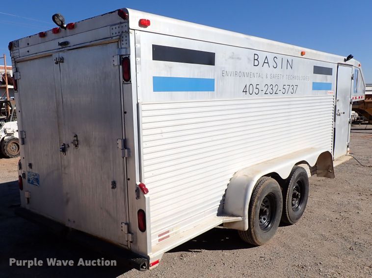 image for item IS9246 1995 Cherokee Industries  enclosed cargo trailer