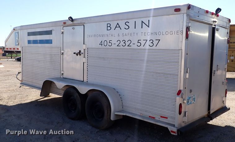 image for item IS9246 1995 Cherokee Industries  enclosed cargo trailer