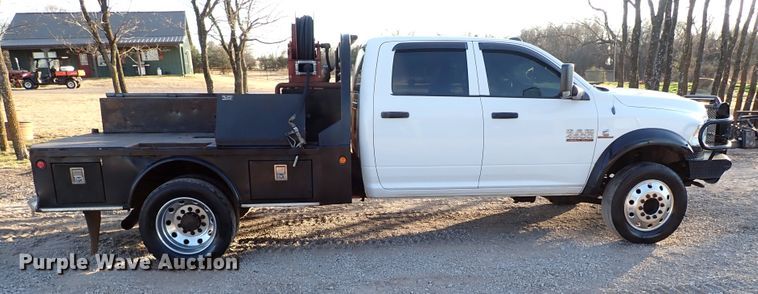 image for item IS9301 2013 Dodge Ram 4500  Crew Cab flatbed truck
