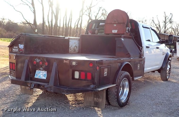 image for item IS9301 2013 Dodge Ram 4500  Crew Cab flatbed truck