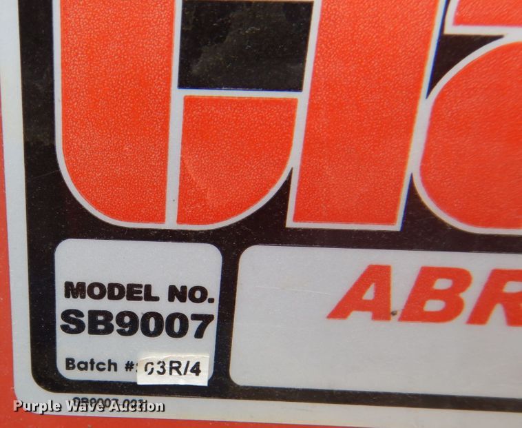 image for item IU9753 Clarke SB9007  sandblast cabinet