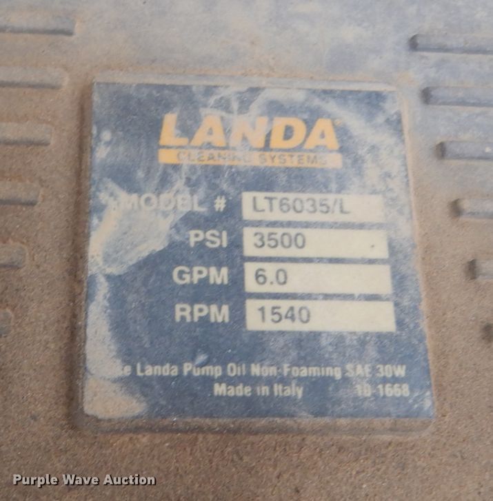 image for item IU9757 Landa  pressure washer