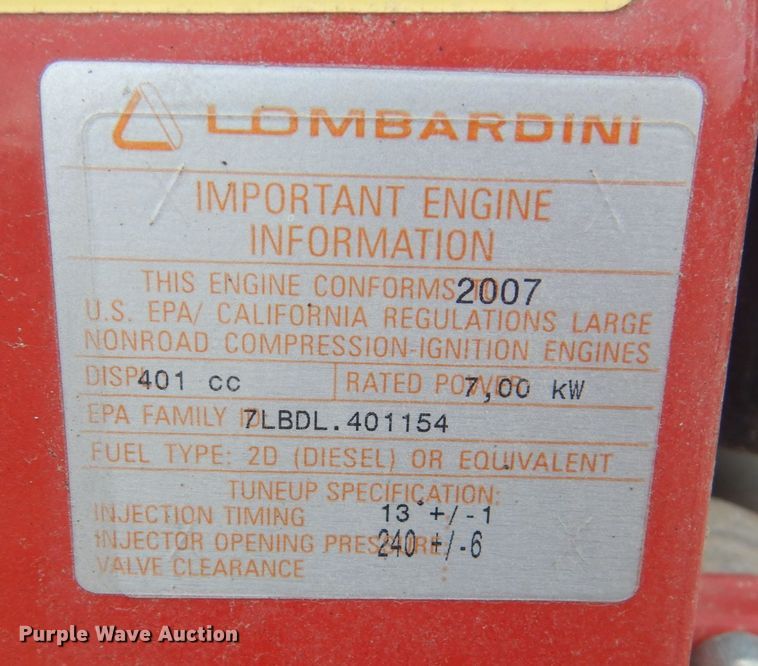 image for item IU9762 Ingersoll Rand  air compressor