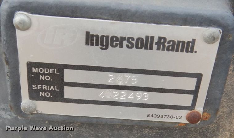 image for item IU9769 Ingersoll Rand  air compressor