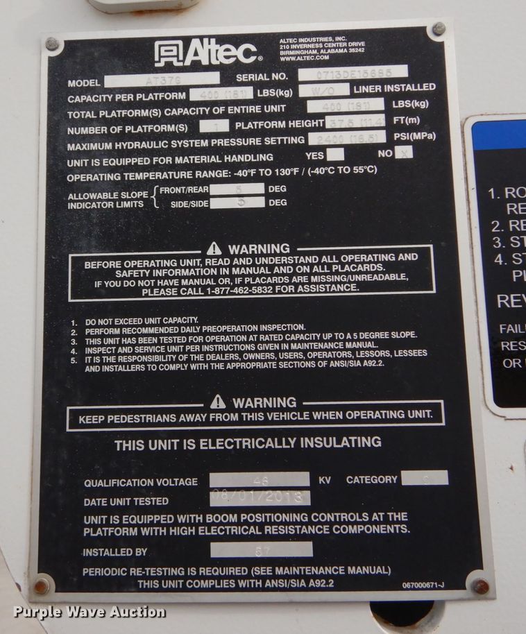 image for item IV9646 2013 Ford F550 Super Duty XL  bucket truck