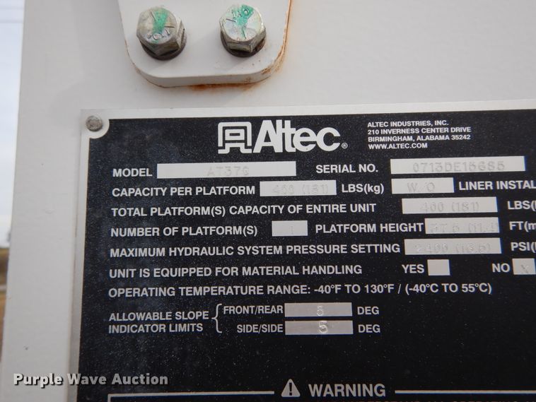 image for item IV9646 2013 Ford F550 Super Duty XL  bucket truck