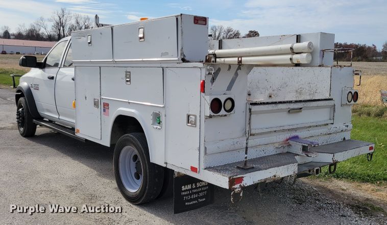 image for item IV9652 2014 Dodge Ram 4500HD  Crew Cab utility / service truck