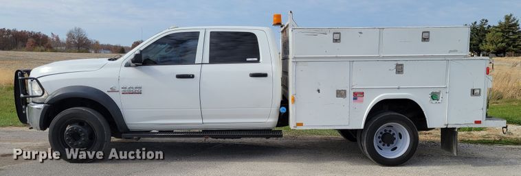 image for item IV9652 2014 Dodge Ram 4500HD  Crew Cab utility / service truck