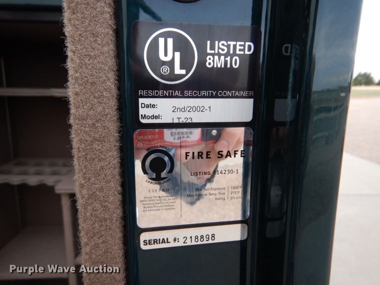 image for item IV9849 2002 Liberty Safes T-23  firearm safe