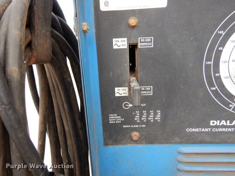 image for item IV9857 Miller Dialarc 250  welder