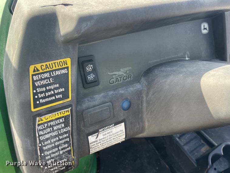 image for item IX9645 2012 John Deere XUV  utility vehicle