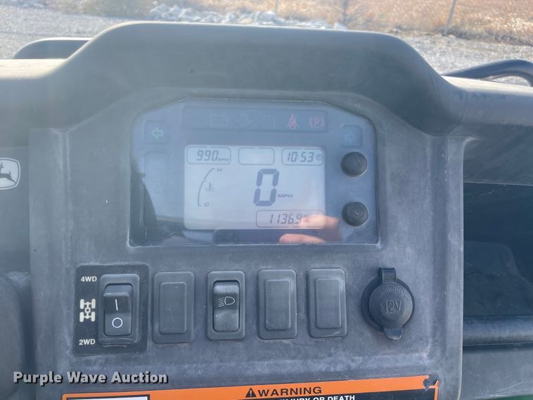 image for item IX9645 2012 John Deere XUV  utility vehicle