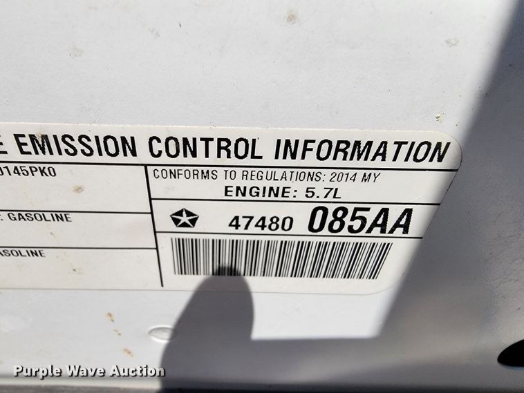 image for item JE9190 2014 Dodge Charger Police