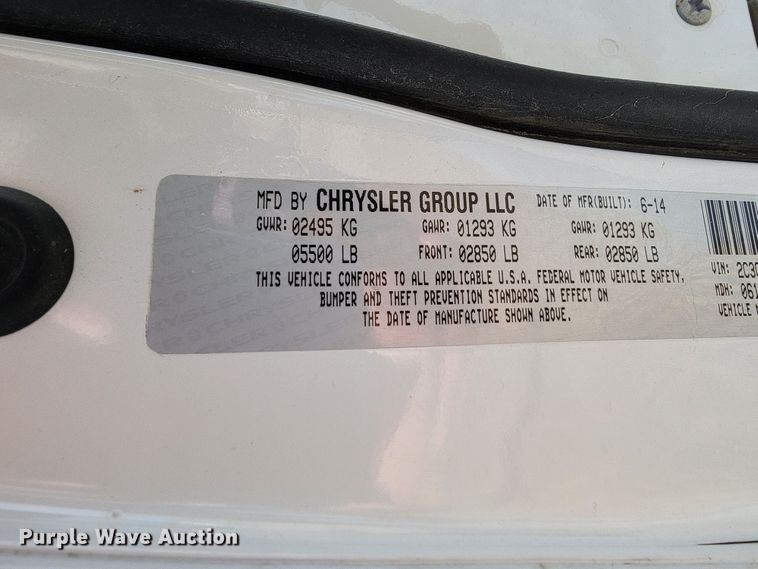 image for item JE9190 2014 Dodge Charger Police