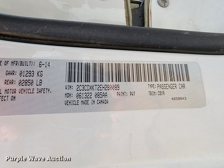 image for item JE9190 2014 Dodge Charger Police