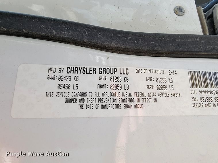 image for item JE9191 2014 Dodge Charger Police