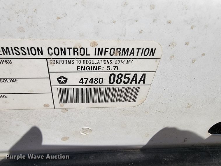 image for item JE9193 2014 Dodge Charger Police