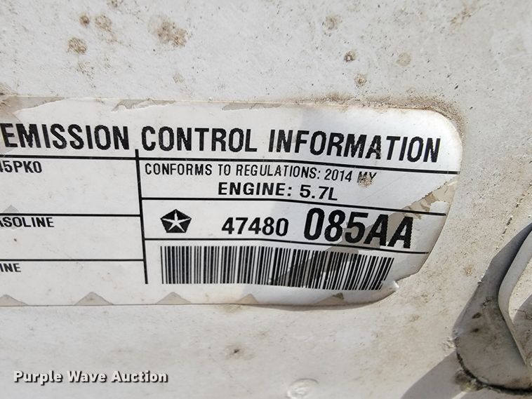 image for item JE9194 2014 Dodge Charger Police