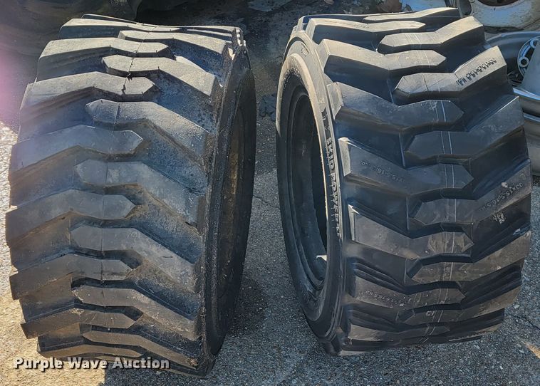 image for item JE9199 (2) 33x15.5-16.5 tires and wheels