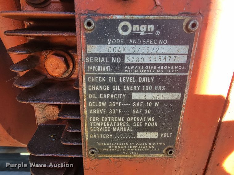 image for item JE9268 Lincoln Lincwelder 225  welder/generator