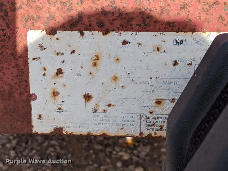 image for item JP9301 1998 Diamond C Charger  utility trailer